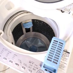 伊勢崎店【現状品】ji12-26 TOSHIBA 電気洗濯機 AW-6G6 2018年製 東芝の画像