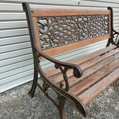 アンティーク　ベンチの画像