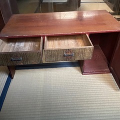 アンティーク 文机 畳机 昭和レトロ【引取りに来れる方限定】の画像