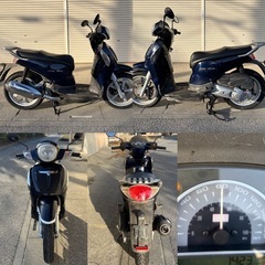 ⭐️自賠責令和10/2❗️アプリリア・スカラベオ125イタリアンスクーター⭐️プラグ・オイルなど新品交換⭐️の画像