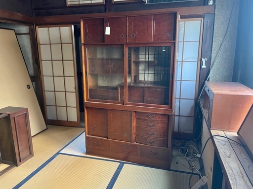 アンティーク 茶箪笥 昭和レトロ【引取りに来れる方限定】 (藤井 一嘉