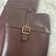 【無料】レディースブーツ　ブラウンMの画像