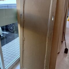 リユースのサカイ栃木店★ジモティ割あり★  全身鏡 ホワイト W65×D5×H165 クリーニング済み TC11954の画像