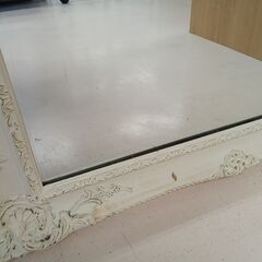 リユースのサカイ栃木店★ジモティ割あり★  全身鏡 ホワイト W65×D5×H165 クリーニング済み TC11954の画像