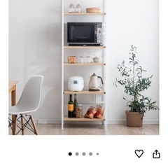 電子レンジラックの画像