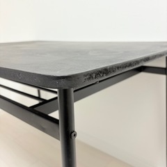 ダイニングテーブル＆ベンチセット (ベンチはジャンク品)の画像