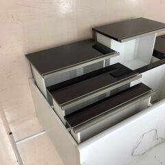 【ジャングルジャングル和歌山店】【Wa3463】レンジボード ﾌﾞﾗｳﾝ  リユースショップ リサイクルショップ 中古家具 中古家電 中古自転車 古着 冷蔵庫の画像