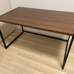 LOWYA パソコンデスク 幅120cm 奥行70cm 美品 在宅ワークの画像