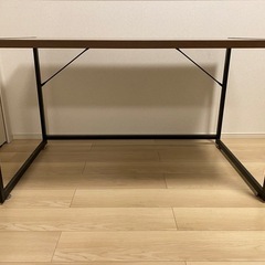 LOWYA パソコンデスク 幅120cm 奥行70cm 美品 在宅ワークの画像