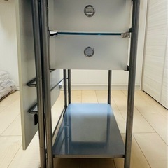 キャスター付き折りたたみデスクの画像