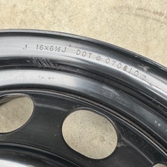 鉄ホイール 16インチ　6.5J　の画像