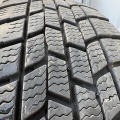 スタッドレス：goodyear icenavi6 155/65R14 ホイール：LA-STRADA（阿部商会）の画像