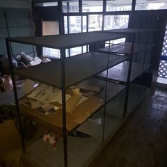 (中古)レトロ 整理収納棚 2セットの画像