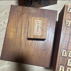 将棋盤、駒、王将オブジェの画像