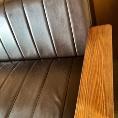 値下げ💐ニトリ2人掛けソファ綺麗め！の画像