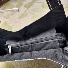 【新品】200円 仔犬イラスト トートバッグ ファスナー付きの画像