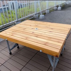 【美品、2way】アウトドア テーブルチェアーセットの画像