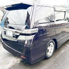 信用回復ローンは！！全国対応！！【審査通過実績多数】自己破産/債務整理/他社お断りされた方/お電話での仮審査/希望のお車もございます/ 【在庫番号D-0060】トヨタ　ヴェルファイア 自社ローン　リース　自社分割 　札幌在庫の画像