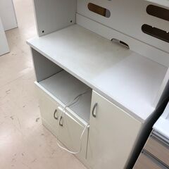 【ジャングルジャングル和歌山店】【Wa3467】レンジボード  ﾎﾜｲﾄ リユースショップ リサイクルショップ 中古家具 中古家電 中古自転車 古着 冷蔵庫の画像