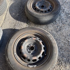 中古タイヤ 15インチ 185/65R15 4本セット（マツダ デミオ使用） コンパクトカーの画像
