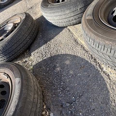 中古タイヤ 15インチ 185/65R15 4本セット（マツダ デミオ使用） コンパクトカーの画像
