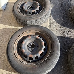 中古タイヤ 15インチ 185/65R15 4本セット（マツダ デミオ使用） コンパクトカーの画像