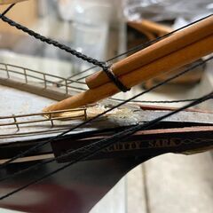 【リユースショップスパークル】帆船模型　No.187　CUTTY SARK　カティサーク　台湾製　大型快速帆船　ティー・クリッパー　オブジェ　インテリア　配送可能♪の画像