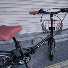 City-crews[シティクリーズ]20吋折り畳み自転車 外装6段/ブラックの画像