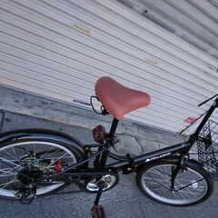 City-crews[シティクリーズ]20吋折り畳み自転車 外装6段/ブラックの画像