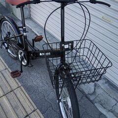 City-crews[シティクリーズ]20吋折り畳み自転車 外装6段/ブラックの画像