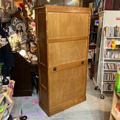 北海道民芸家具 食器棚【F01025】の画像