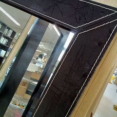 リユースのサカイ栃木店★ジモティ割あり★ IKEA 全身鏡 ブラック W60×D2×H140.5 クリーニング済み TC11955の画像