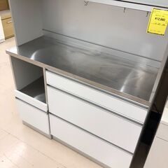 【ジャングルジャングル和歌山店】【Wa3469】レンジボード シルバー リユースショップ リサイクルショップ 中古家具 中古家電 中古自転車 古着 冷蔵庫の画像