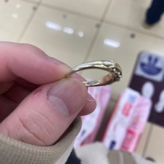 クロムハーツリング　ダイヤ保証書付きの画像