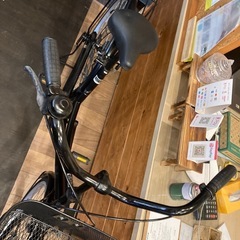 【カゴ新品！】シングルギア　26インチ自転車　ブラックの画像