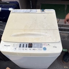 (中古)1人ぐらし用の洗濯機の画像