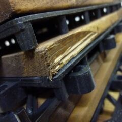 未使用/新品　アウトレット　［27枚］アカシア天然木 ウッドパネル 27枚 セット 高耐久 30×30cm ジョイント式 ウッドタイルの画像