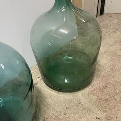 ガラス製デミジョンボトル　直径約31㎝　高さ45㎝　美品　2個セット　＃7　1個でも取引可能。の画像