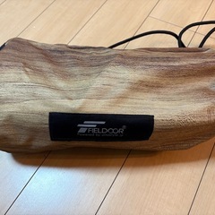 FIELDOOR アルミコンパクトコット　木目調の画像