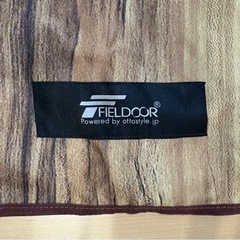 FIELDOOR アルミコンパクトコット　木目調の画像