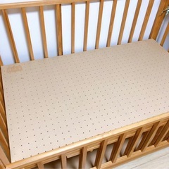 【床板調整可能】木製ベビーベッド　ハイタイプ　ハイベッドの画像