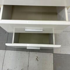 ★リユースのサカイ千葉中央店★  食器棚 ホワイト H180×D37×W45 クリーニング済み TC5768の画像