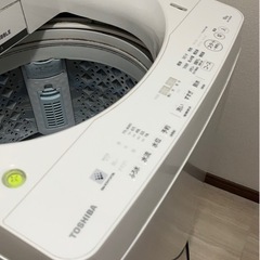 洗濯機　TOSHIBA   2019年式の画像