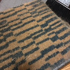 玄関マット　ラグ　自然素材の画像