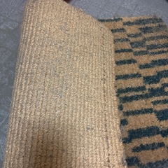 玄関マット　ラグ　自然素材の画像