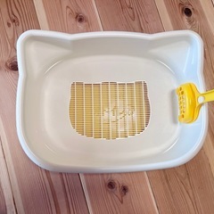 猫型　猫トイレの画像