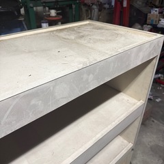 【無料】大きめの白い棚、もらってください！の画像