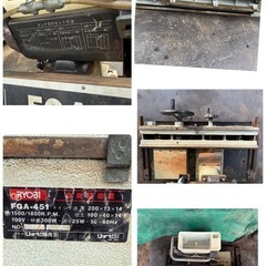 RYOBI リョービ 自動研磨機 FGA-451 自動研磨盤　研ぎ機　刃物研磨機　電動　100v 木工　業務用　大工　DIYの画像