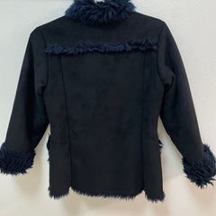 GAP ムートンコート　黒　150サイズの画像