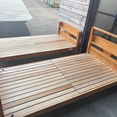 お渡しする方決まりました　シングルベッド　　1台でも可　の画像